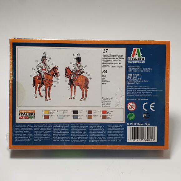 Italeri Historics Prussian Cuirassiers Plastic Figures #6007 1:72 Scale Sealed - Picture 2 of 2